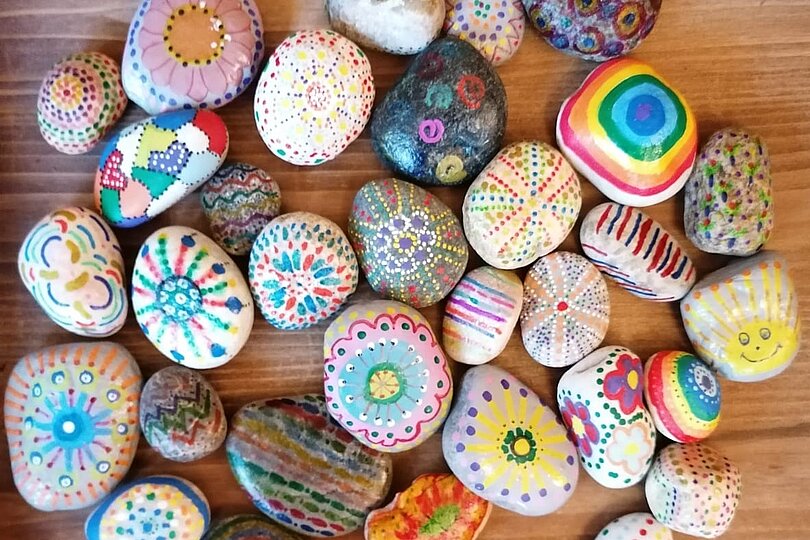Bunte Steine 